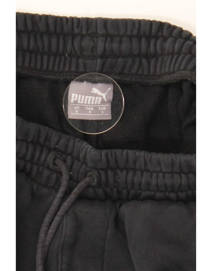 Pantaloni da tuta con grafica Puma da donna, pantaloni da jogging piccoli, neri