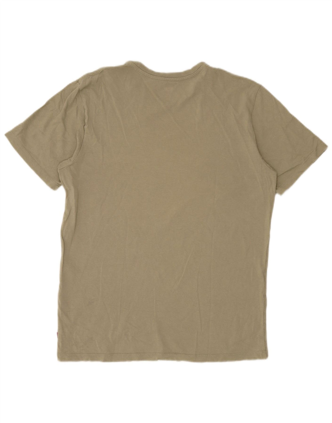 T-shirt grafica da uomo LEVI'S Top in cotone kaki medio