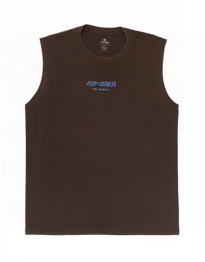Canotta grafica da ragazzo Rip Curl 13-14 anni, grande, grigia