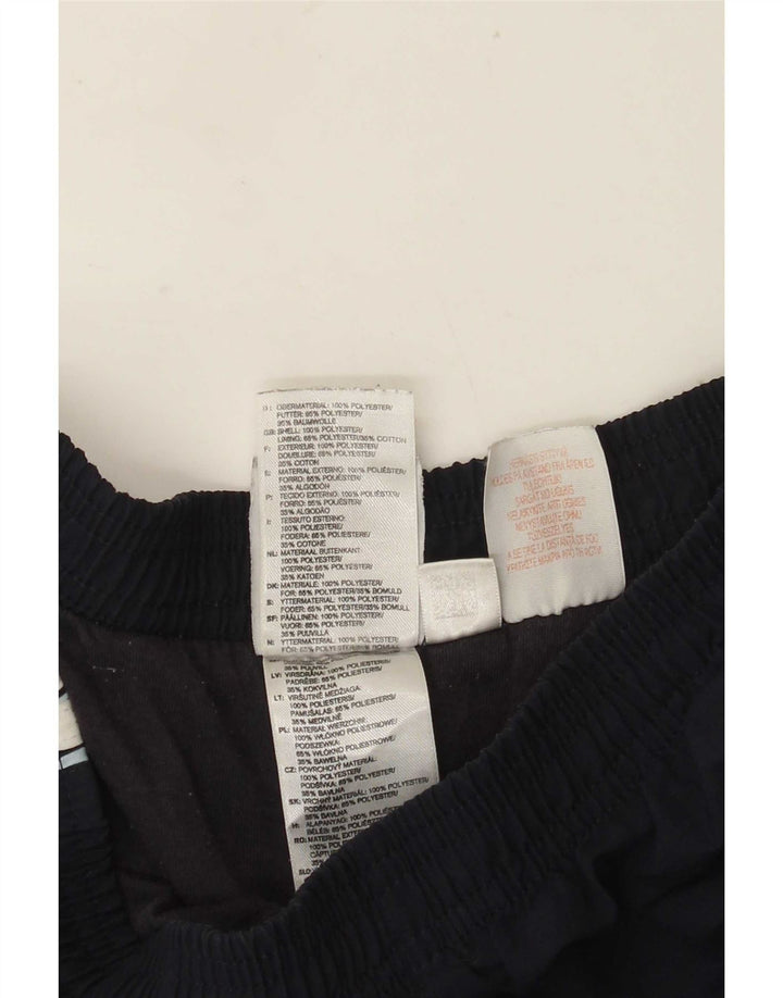 Pantaloni da tuta da uomo Adidas medi in poliestere blu navy