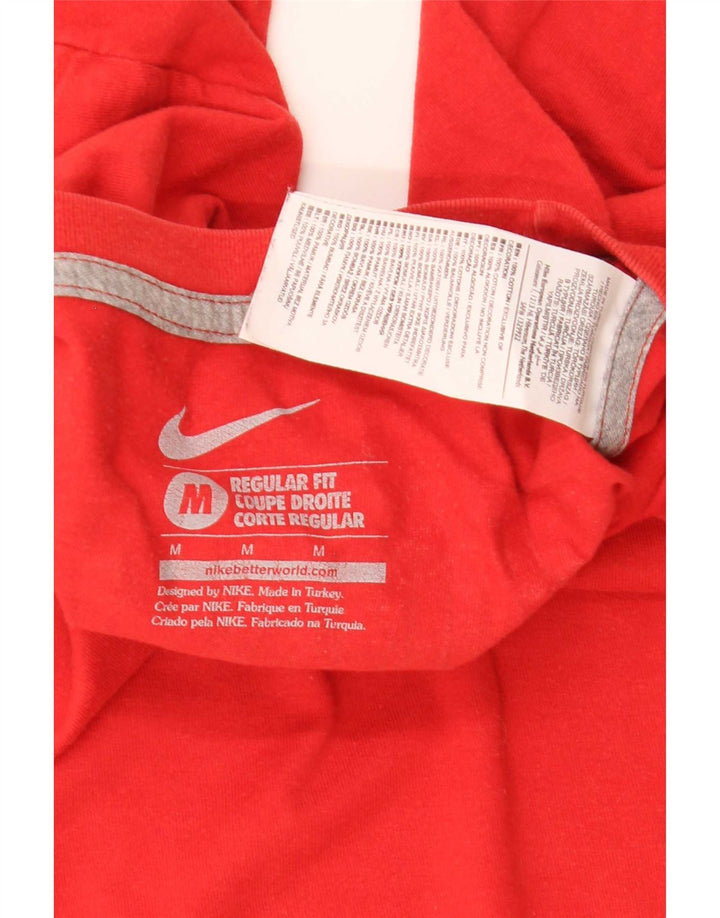 T-shirt grafica da uomo Nike Cristiano Ronaldo vestibilità regolare rossa media
