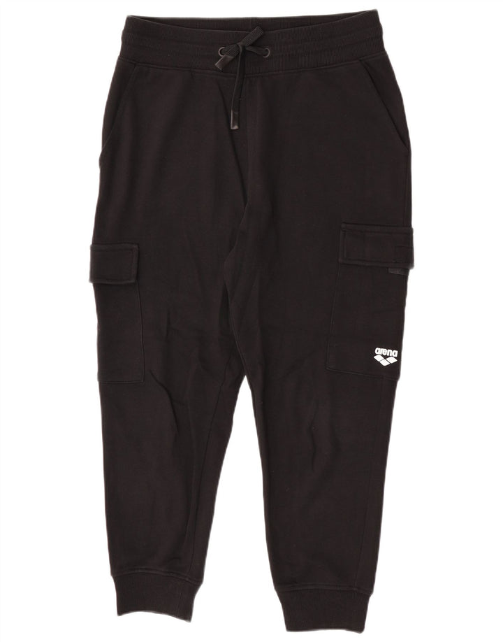 Pantaloni da tuta cargo da uomo Arena Joggers piccoli in cotone nero