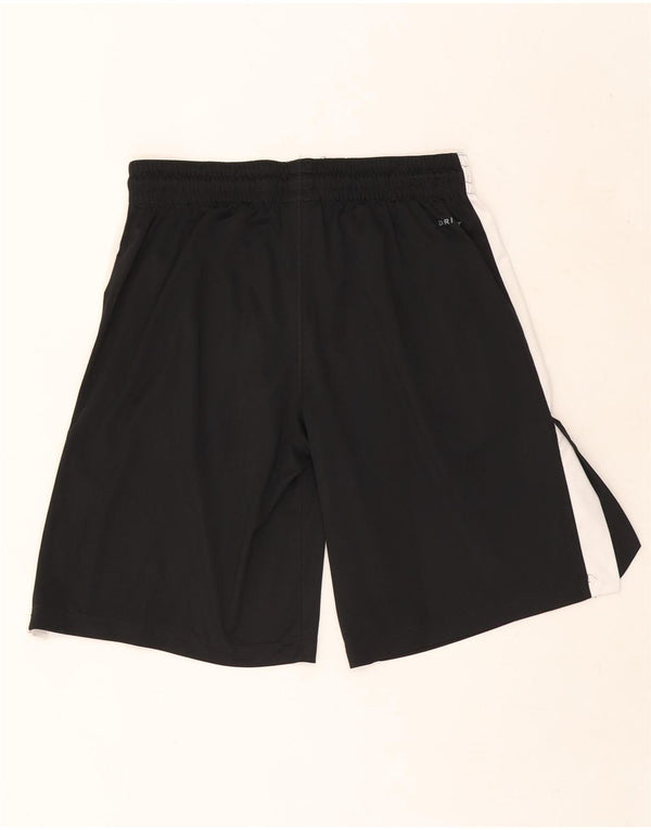 Pantaloncini sportivi Jordan Dri Fit da uomo, colore nero medio, in poliestere a blocchi di colore