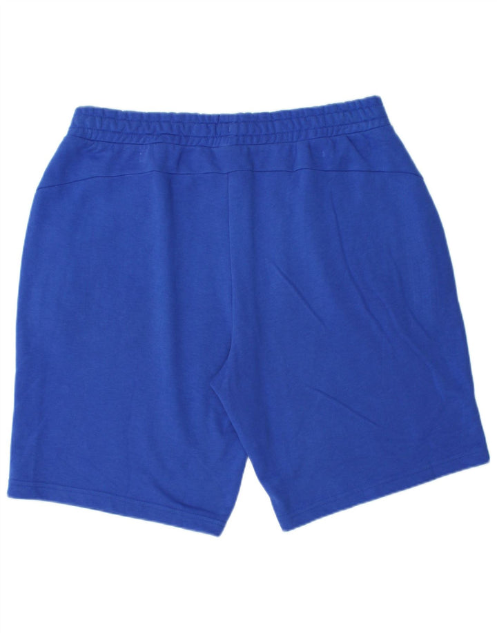 Pantaloncini sportivi grafici da uomo Puma XL in cotone blu