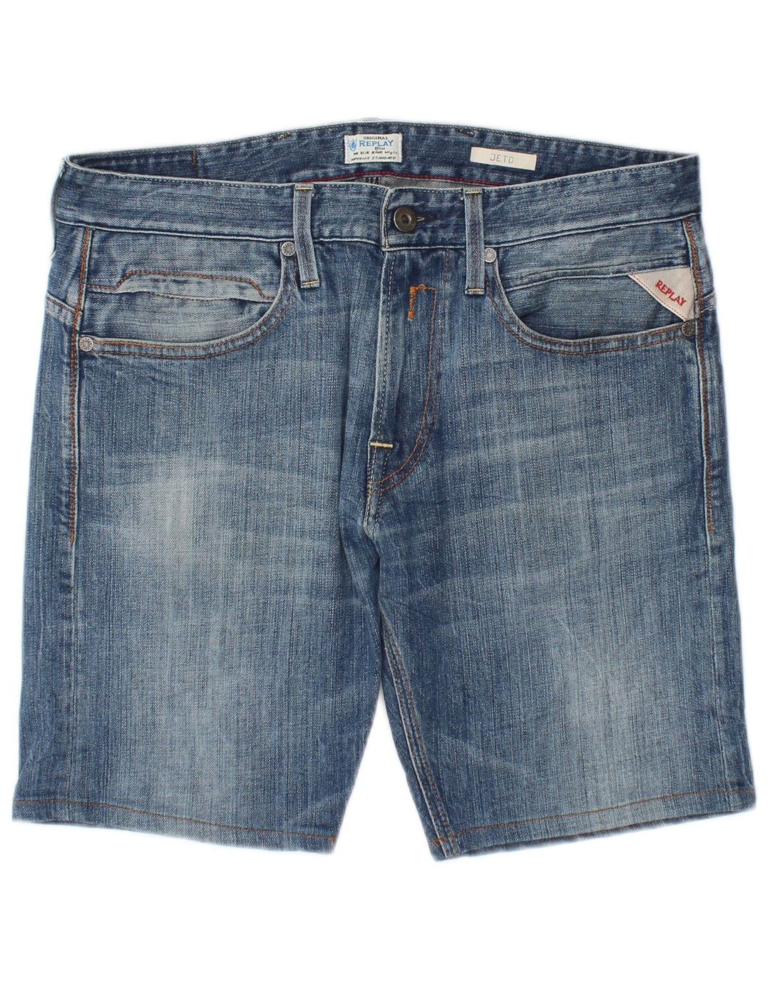 Replay Pantaloncini di jeans Jeto da uomo W32 grandi blu