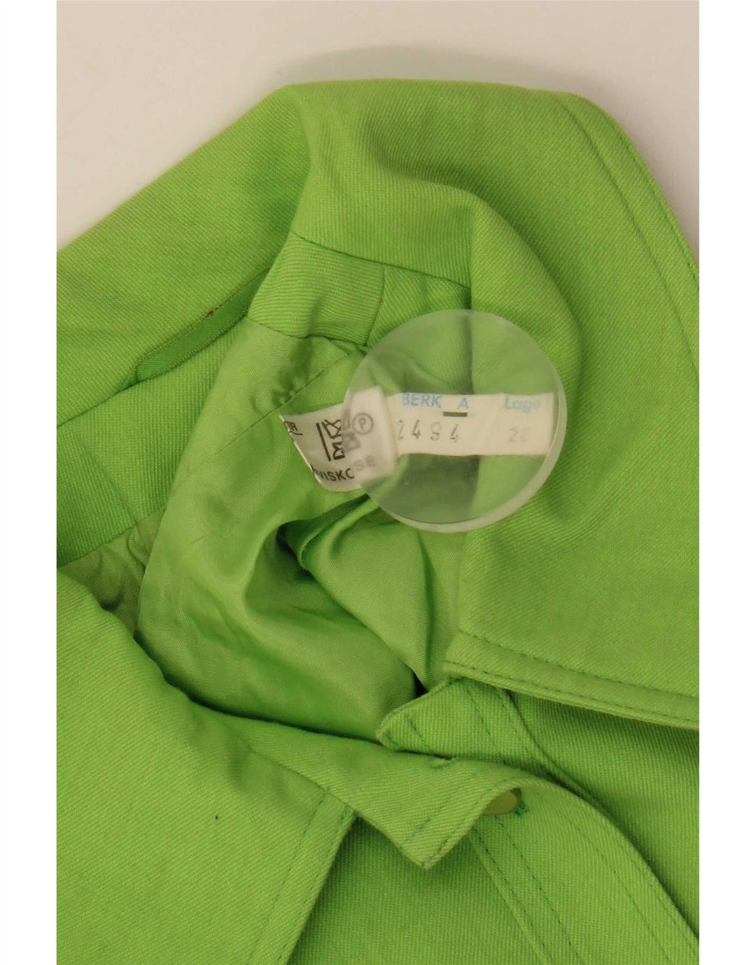 Giubbotto bomber corto da donna Gil Bret UK 14 grande poliestere verde