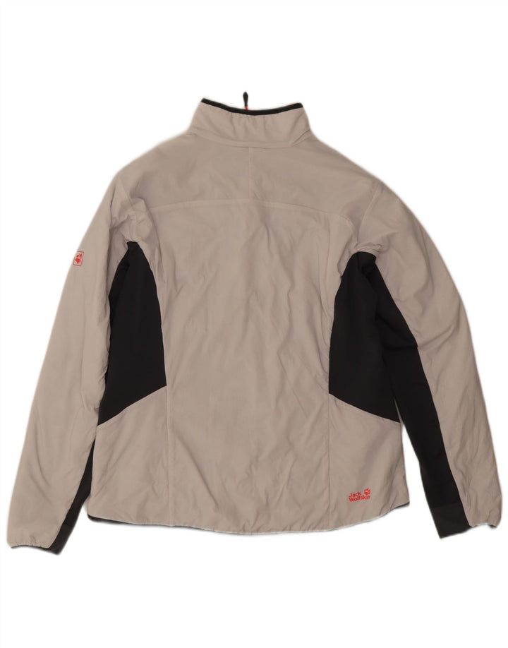 Giacca a vento da donna Jack Wolfskin UK 18 XL White Colourblock