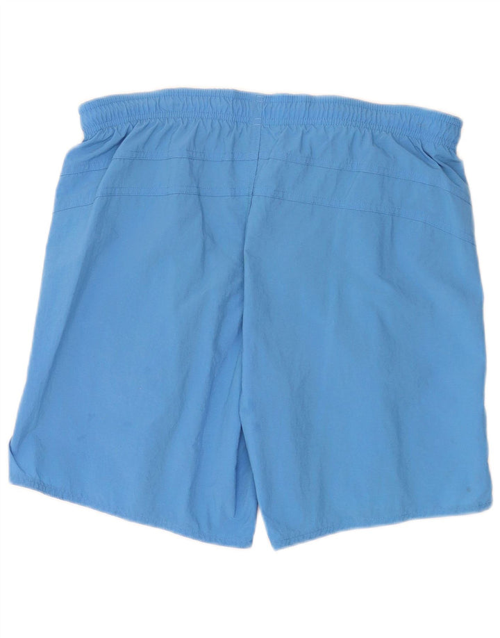 Pantaloncini sportivi Adidas da uomo blu medio in poliammide