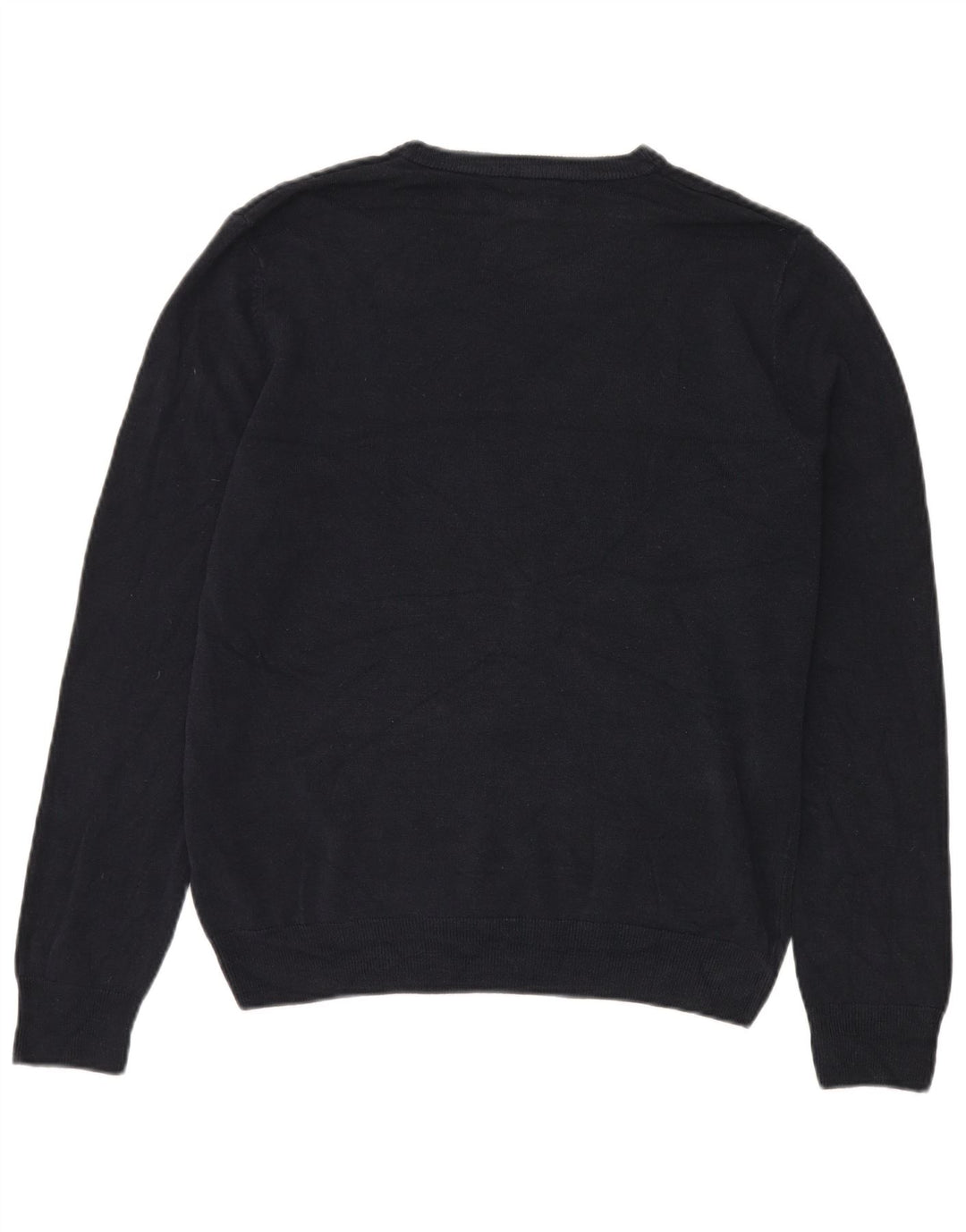 MARKS & SPENCER Maglione da uomo con scollo a V grande acrilico blu navy
