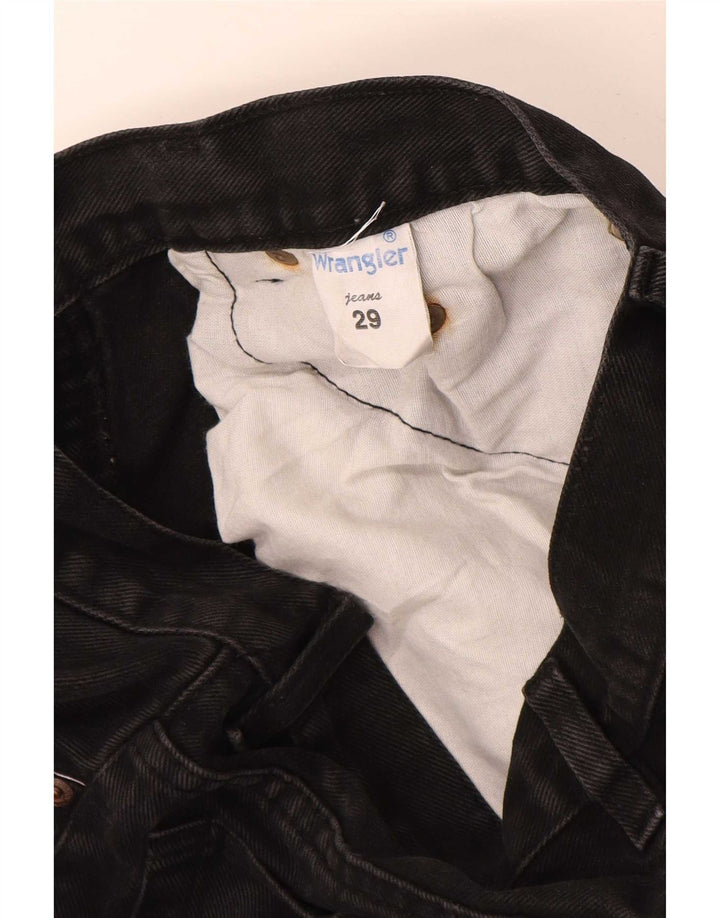 Jeans dritti da uomo Wrangler W29 L29 cotone nero