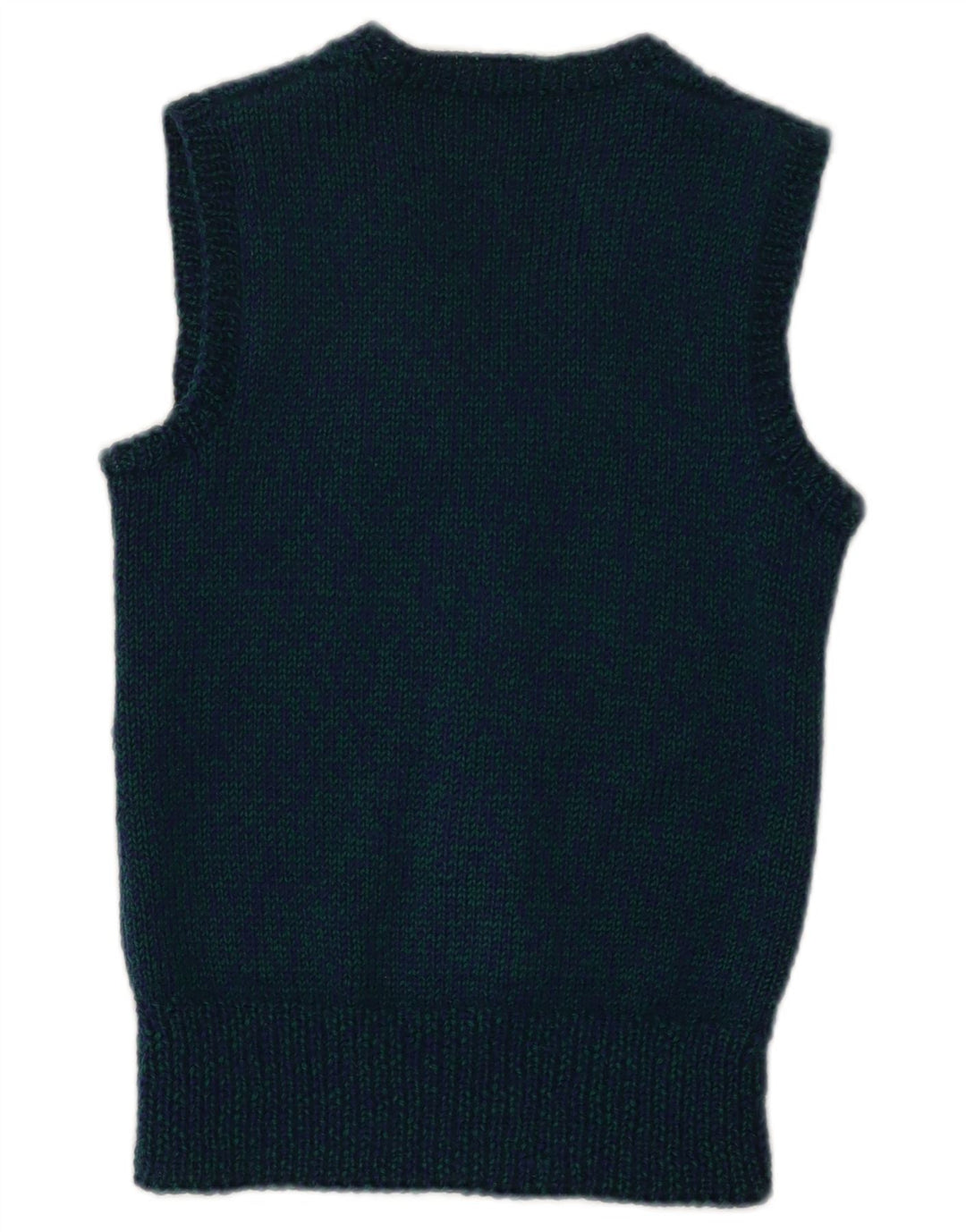 Canottiera vintage da donna XS blu navy screziata