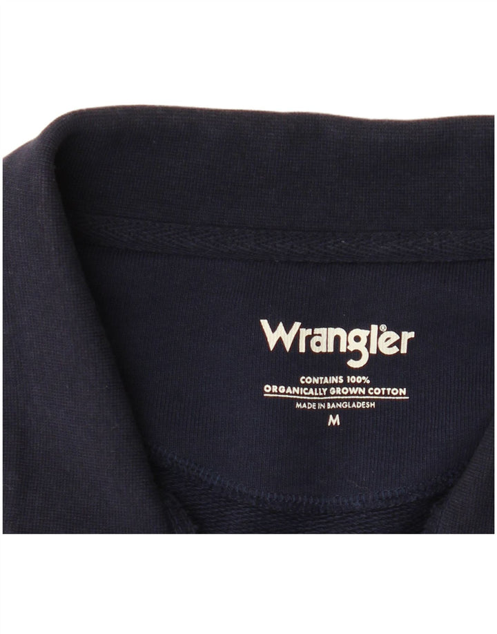 Giacca da ginnastica da uomo Wrangler in cotone medio blu navy