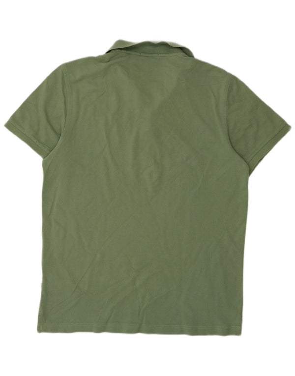 Polo Gant da uomo a maniche corte, vestibilità regolare, grande, in cotone verde