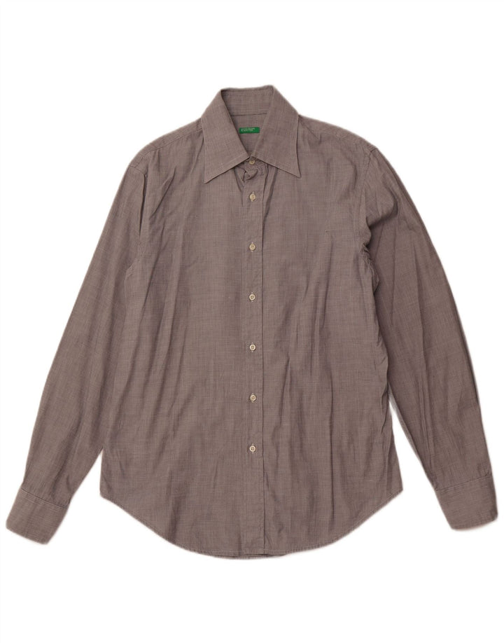 Camicia Uomo BENETTON Grigio Medio