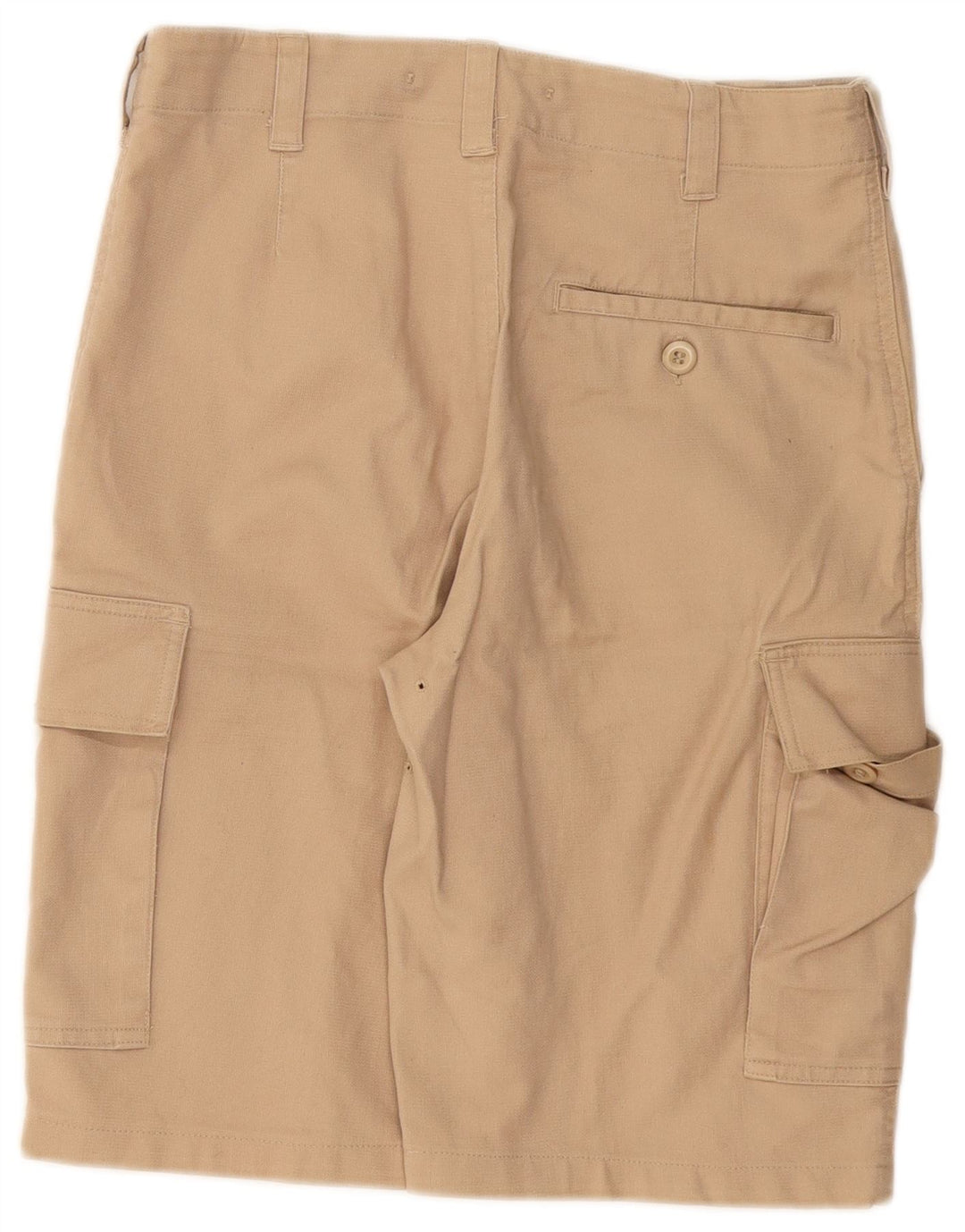Pantaloncini cargo da uomo VINTAGE IT 46 piccoli W32 cotone beige