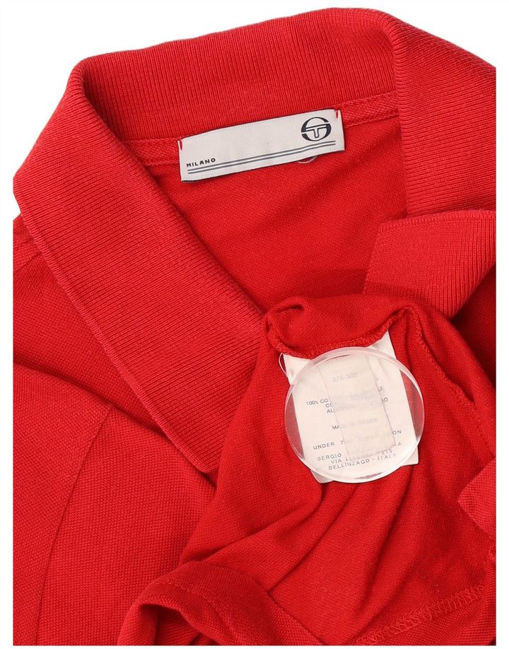 Polo Uomo Sergio Tacchini IT 50 Rosso Medio Cotone