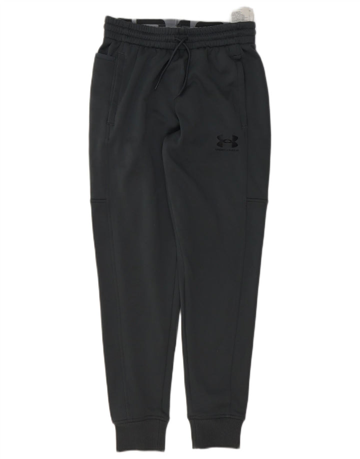 Pantaloni da tuta da uomo Under Armour Pantaloni da jogging piccoli in poliestere grigio