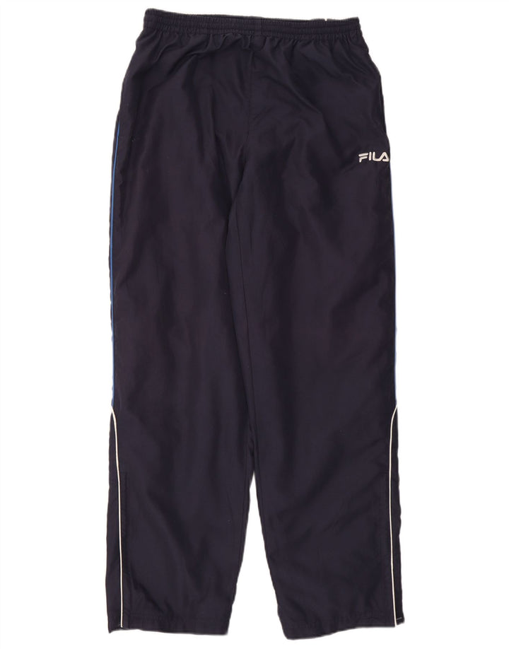 Pantaloni da tuta da uomo Fila Large in poliestere blu navy