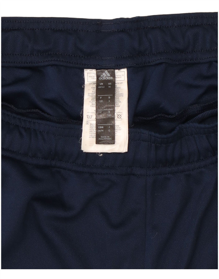 Pantaloni da tuta da uomo Adidas UK 40/42 Poliestere blu navy medio
