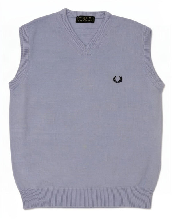 Canottiera da uomo Fred Perry in cotone blu medio