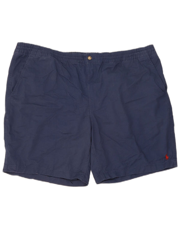 Polo Ralph Lauren Pantaloncini chino grandi da uomo XL W42 Blu navy Cupro