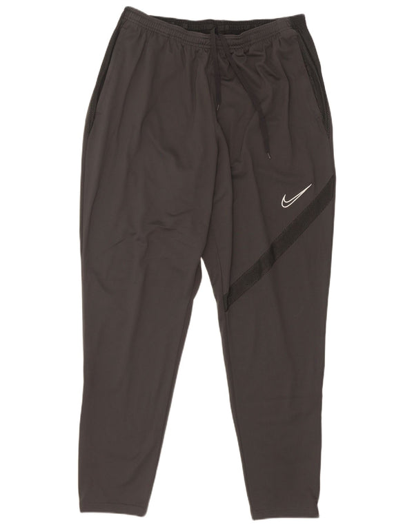 Pantaloni da tuta Nike Dri Fit da uomo XL in poliestere color block grigio