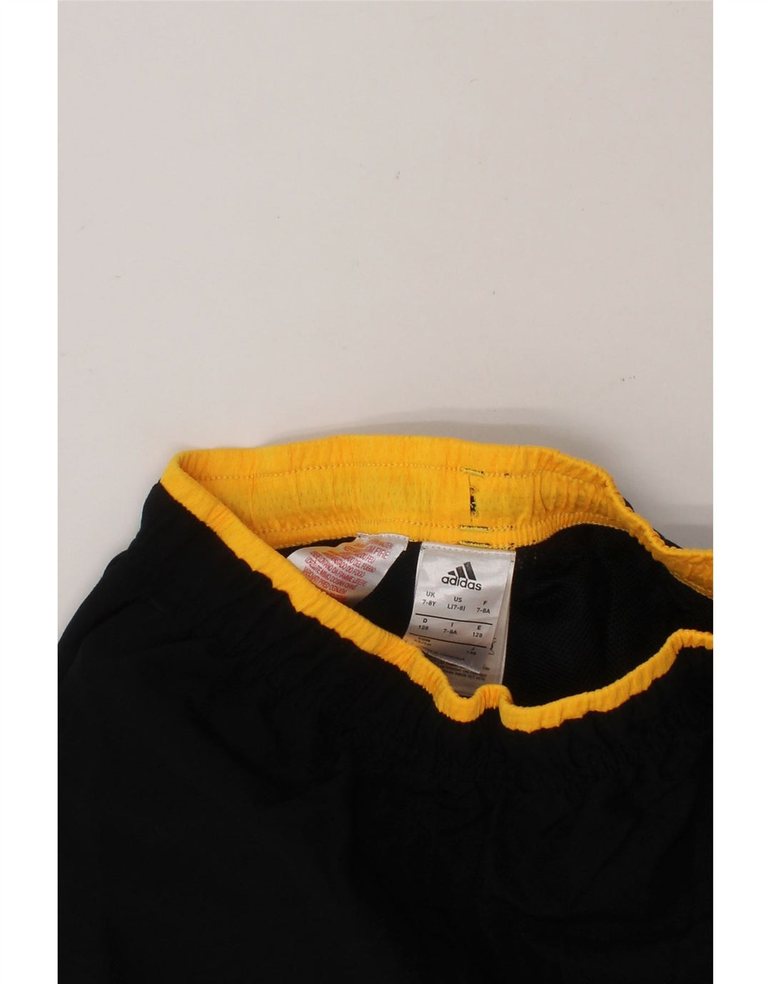 ADIDAS Boys Sport Shorts 7-8 Years Black Polyester Vintage Adidas and Second-Hand Adidas from Messina Hembry 