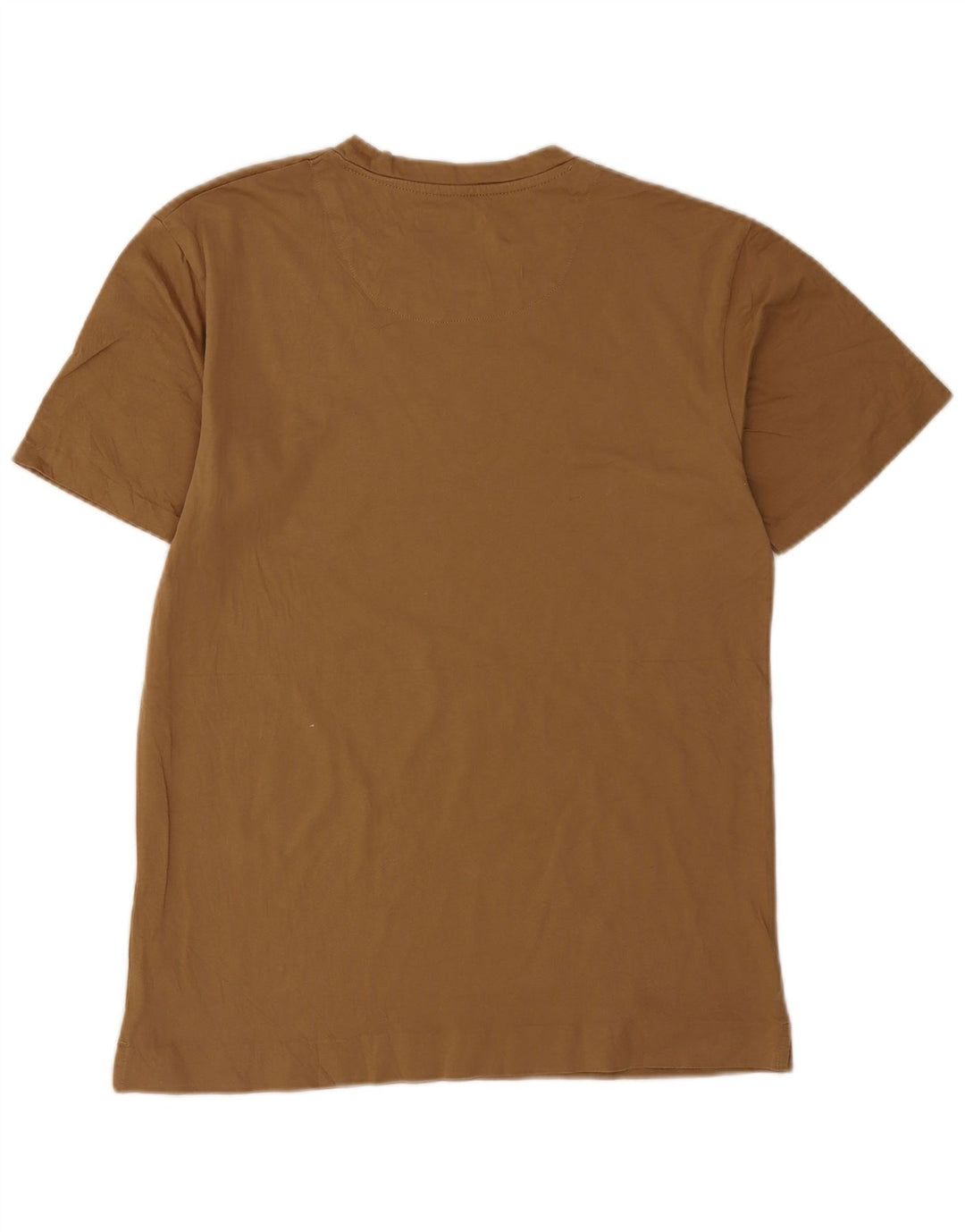 T-shirt Zara da uomo Top in cotone beige medio