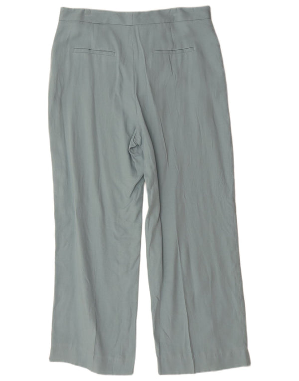 Pantaloni chino dritti da donna Zara grandi W30 L27 Lyocell blu