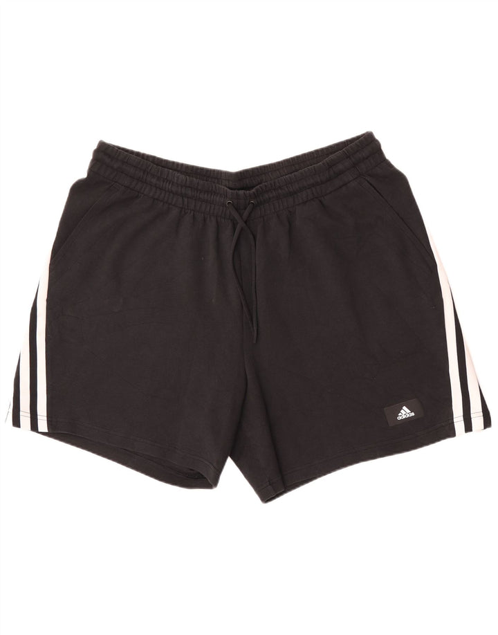 Pantaloncini sportivi da uomo Adidas 2XL cotone nero