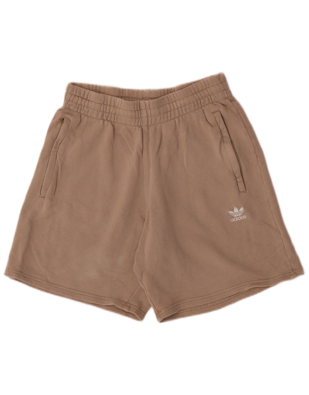 Pantaloncini casual da uomo Adidas piccoli in cotone beige