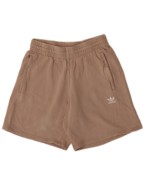 Pantaloncini casual da uomo Adidas piccoli in cotone beige