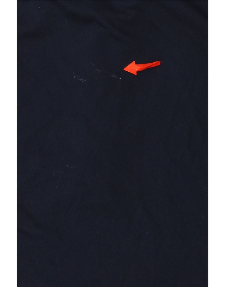 Polo Adidas Climacool da uomo piccola in poliestere blu navy
