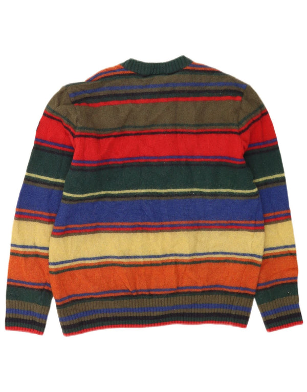 Maglione maglione girocollo da donna Paul & Shark UK 16 grande multicolore