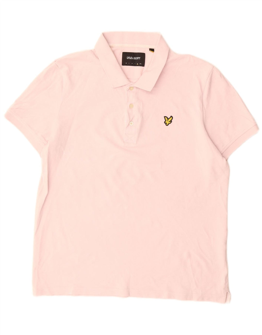 Polo da uomo Lyle & Scott XL in cotone rosa