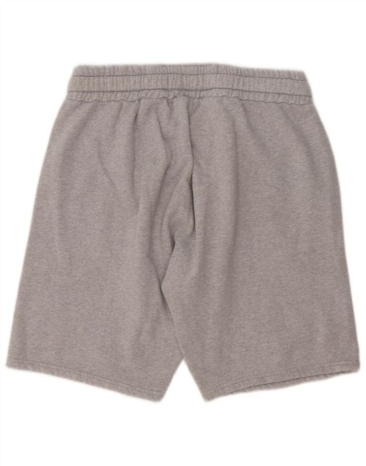 Pantaloncini sportivi grafici da uomo Superdry in cotone grigio medio