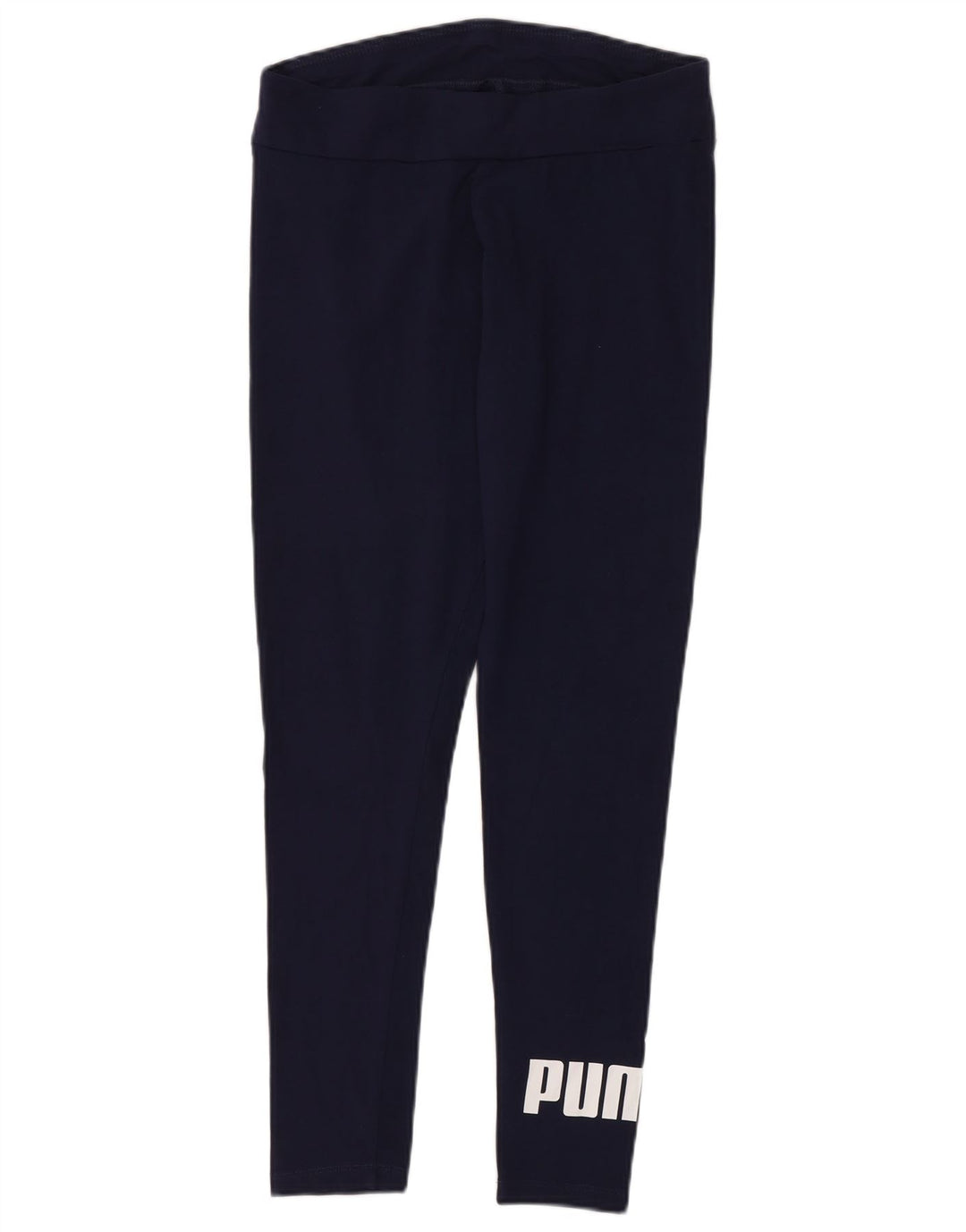Leggings grafici da donna Puma UK 12 cotone medio blu navy