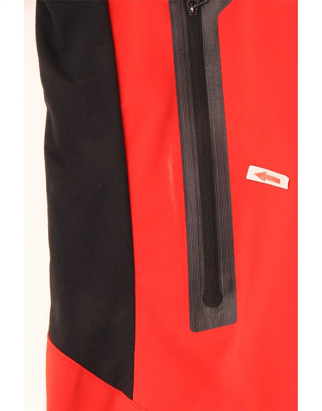 Giacca antipioggia con cappuccio da uomo Jack Wolfskin UK 36/38 Medium Red Colourblock