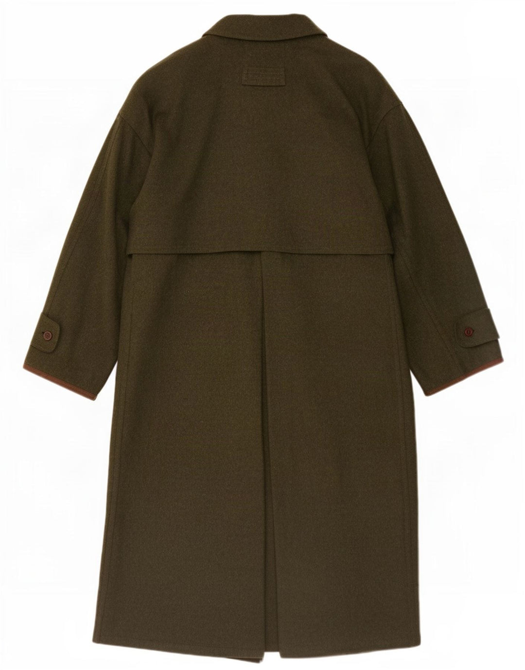 Cappotto da uomo Amadeus UK 38 Lana vergine kaki medio