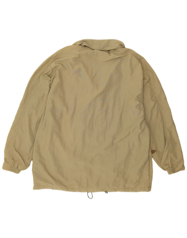 Giacca antipioggia da uomo con cappuccio Diadora UK 38 Medium Khaki Poliammide