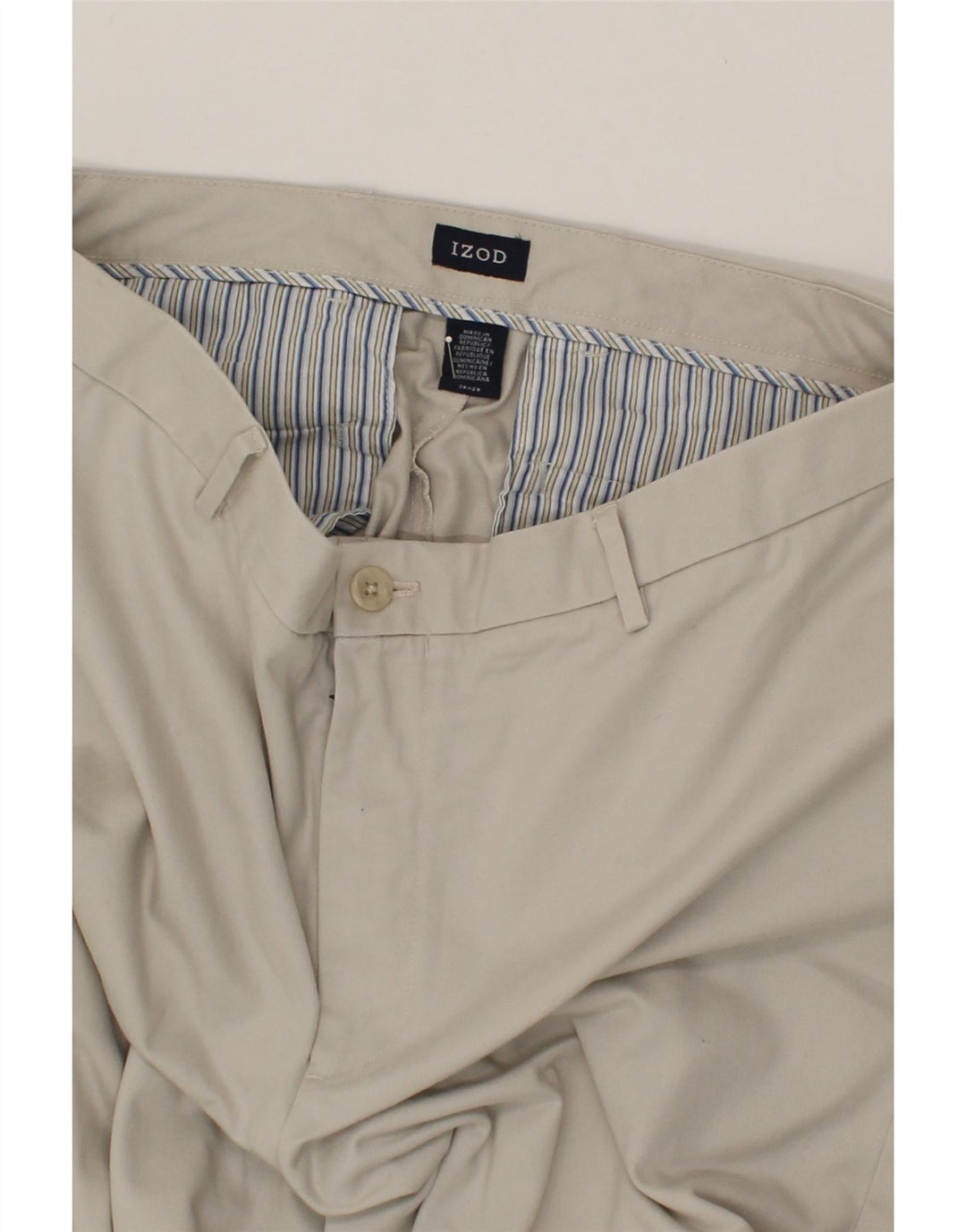 IZOD Mens Straight Chino Trousers W36 L29 Grey Cotton Vintage Izod and Second-Hand Izod from Messina Hembry 