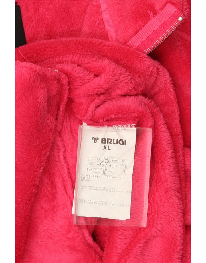 Giacca in pile da donna Brugi UK 18 XL poliestere rosa
