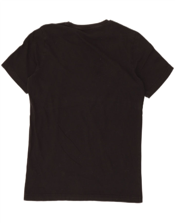 T-shirt grafica da uomo PUMA Top in cotone nero medio