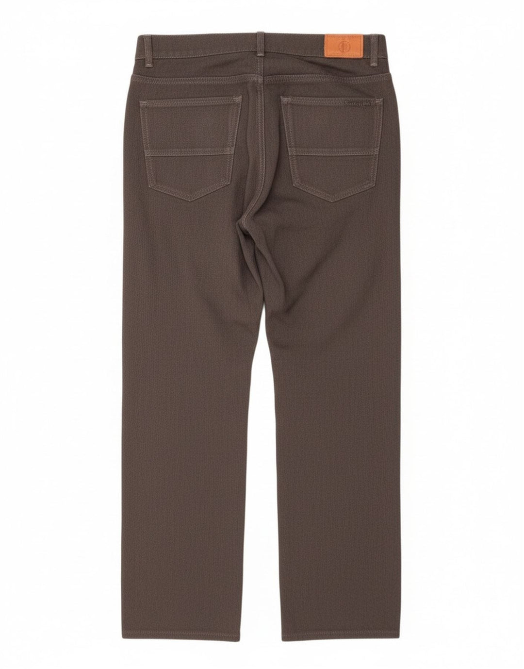 Pantaloni Casual Dritti Donna Trussardi W33 L29 Poliestere Grigio