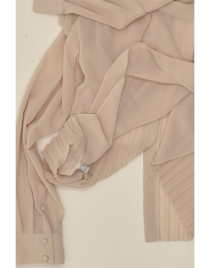 PINKO Camicetta da donna oversize trasparente trasparente UK 10 piccola Beige