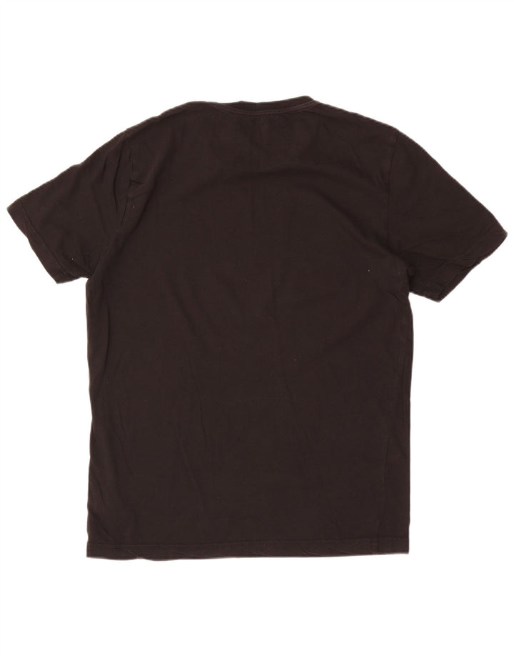 T-shirt grafica da uomo Puma Top in cotone nero medio