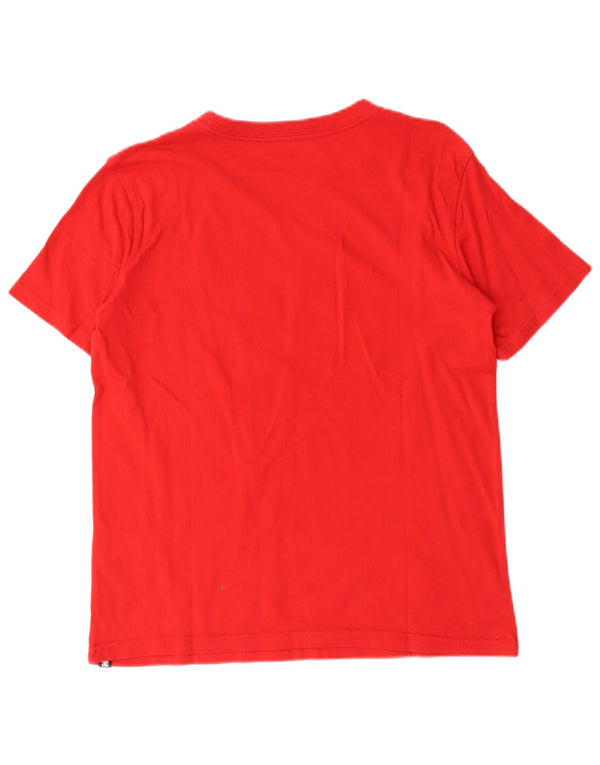 T-shirt con grafica DC per ragazzi, 13-14 anni, grande, in cotone rosso