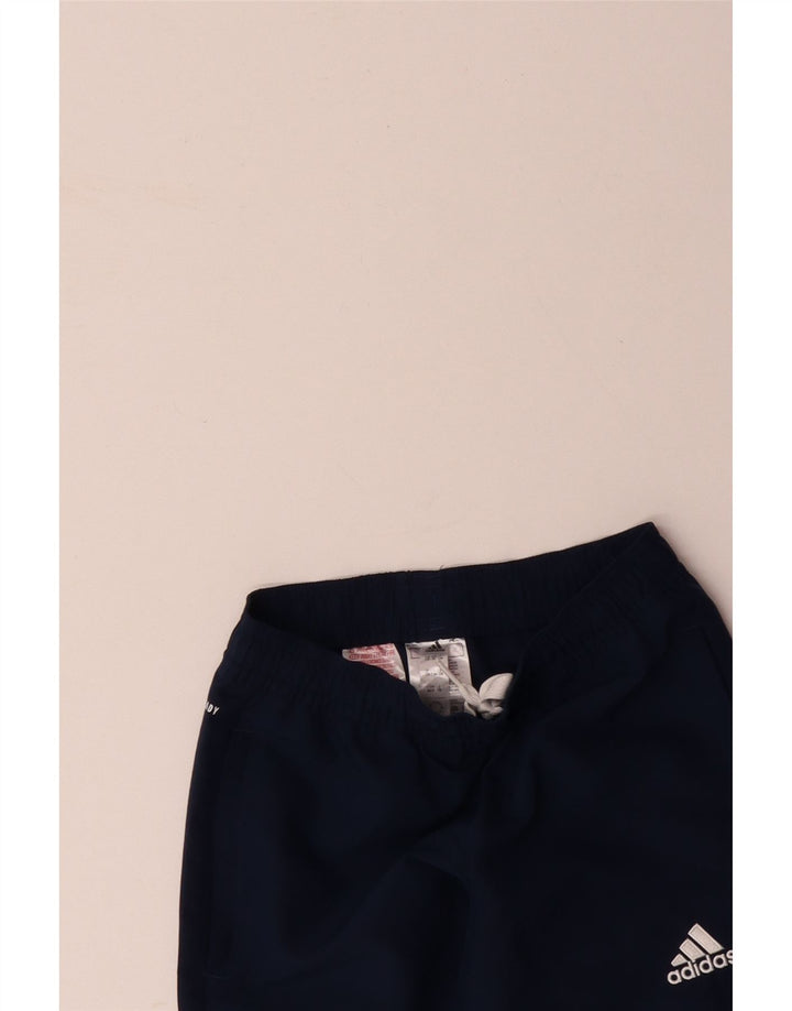 Pantaloni da tuta ADIDAS Aeroready da bambino 7-8 anni in poliestere blu navy