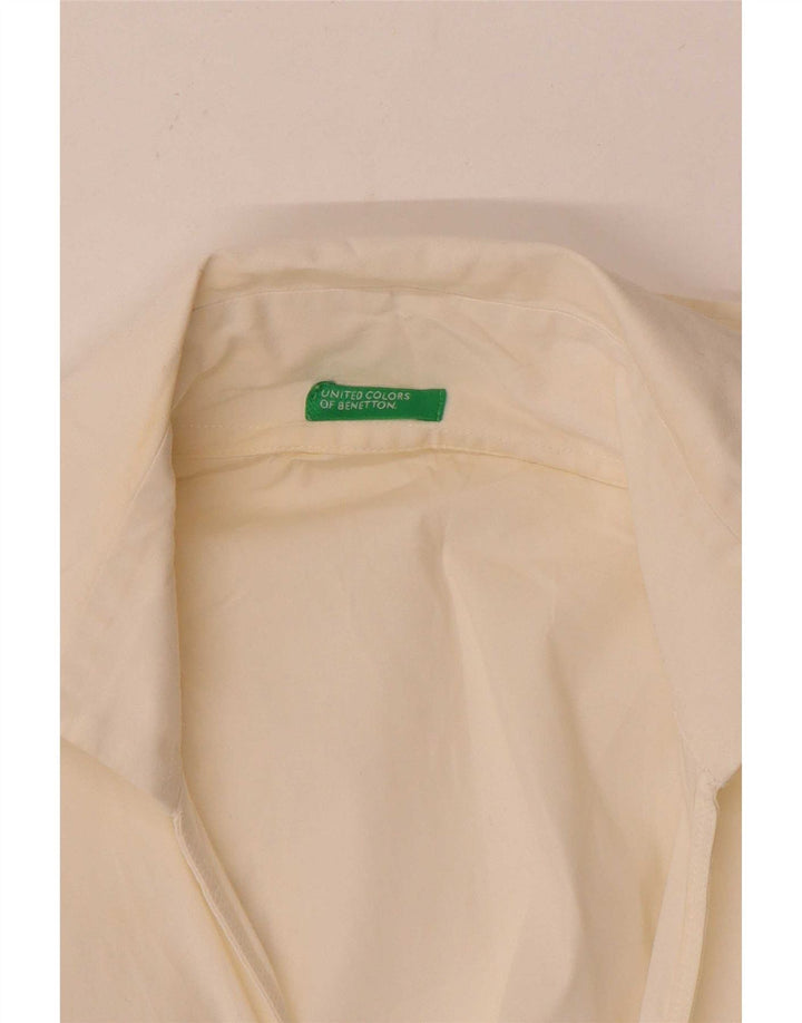 Camicetta da donna Benetton Wrap Shirt UK 12 Medium White