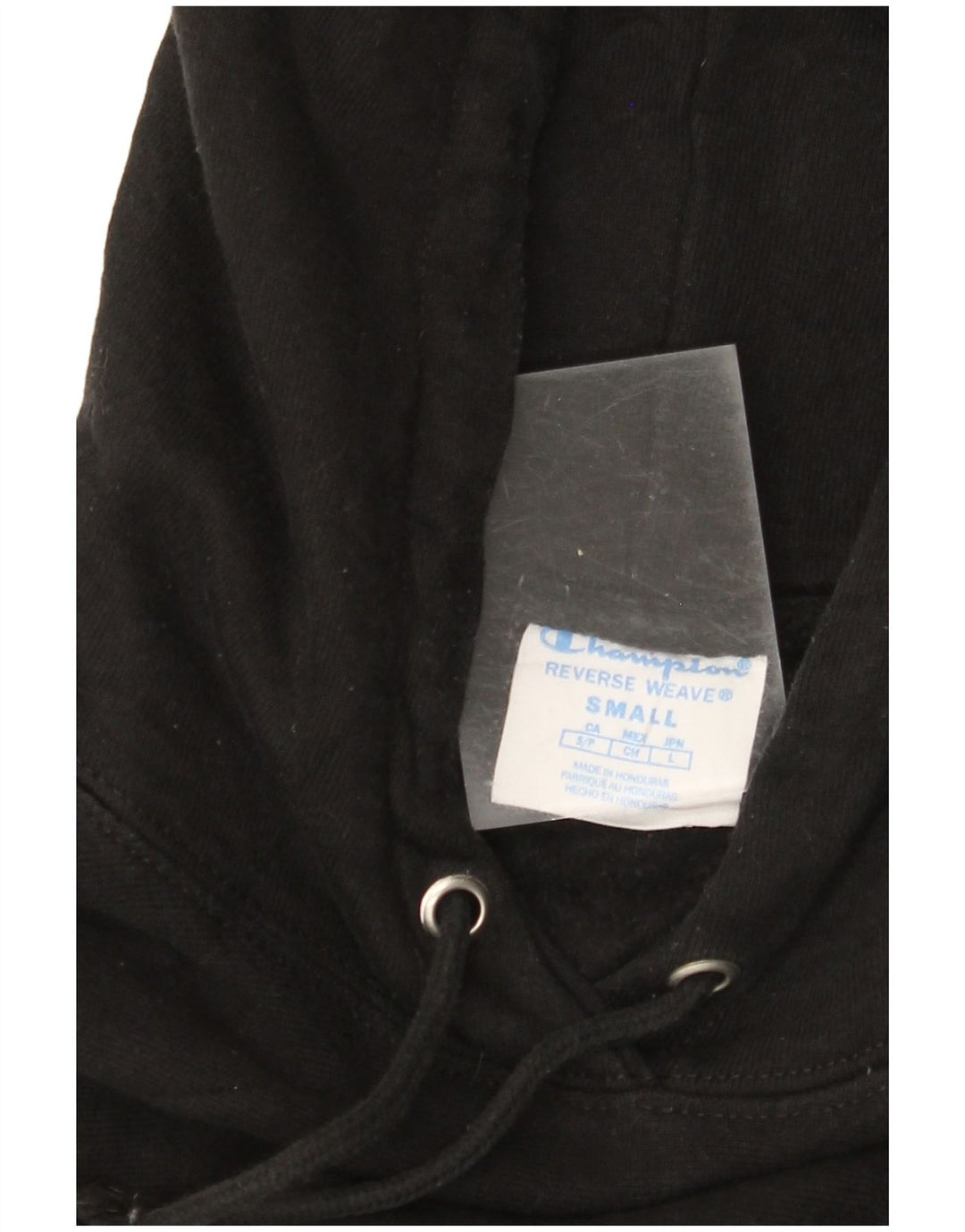 Maglione con cappuccio oversize con trama inversa da donna CHAMPION UK 10 piccolo nero
